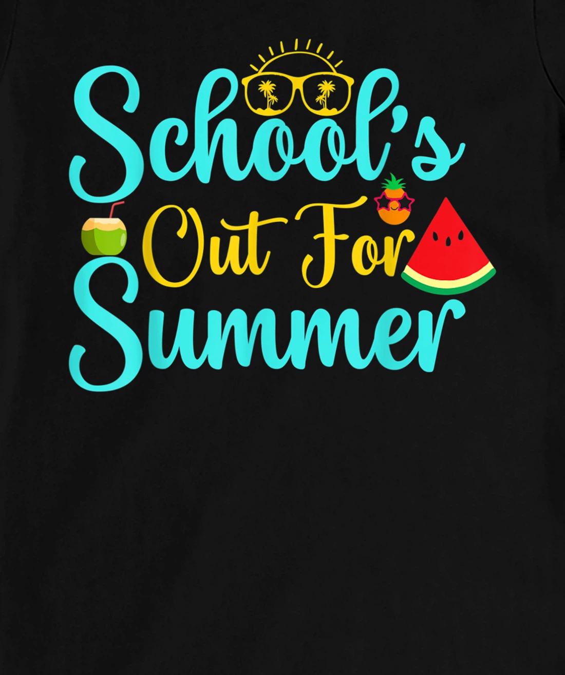 Out For Summer Retro Style Last Day Of School Student T-Shirt, Kid T-Shirt and Women T-Shirt