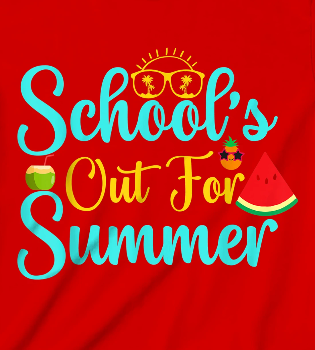 Out For Summer Retro Style Last Day Of School Student T-Shirt, Kid T-Shirt and Women T-Shirt