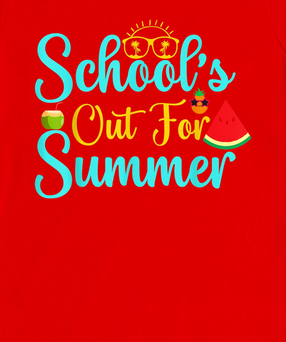 Out For Summer Retro Style Last Day Of School Student T-Shirt, Kid T-Shirt and Women T-Shirt