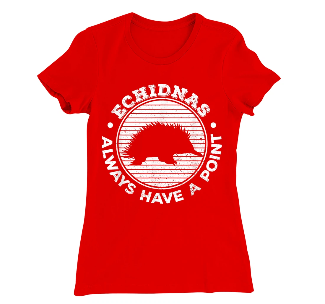 Echidnas always have a point Design for an Echidna Fan T-Shirt, Women T-Shirt
