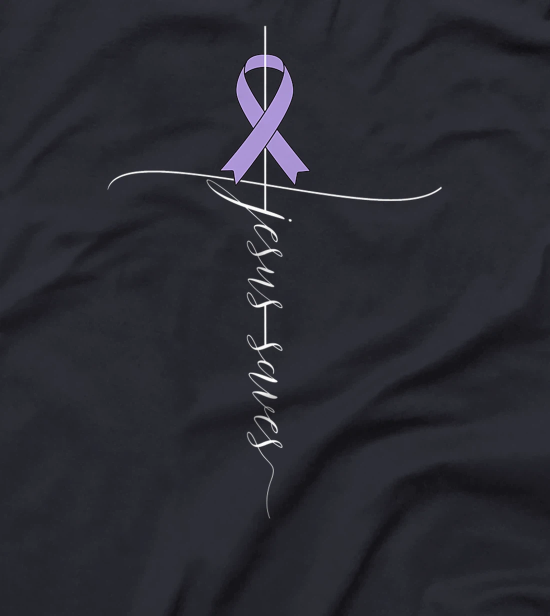 Testicular Cancer Awareness Jesus Saves Christian T-Shirt, Women T-Shirt