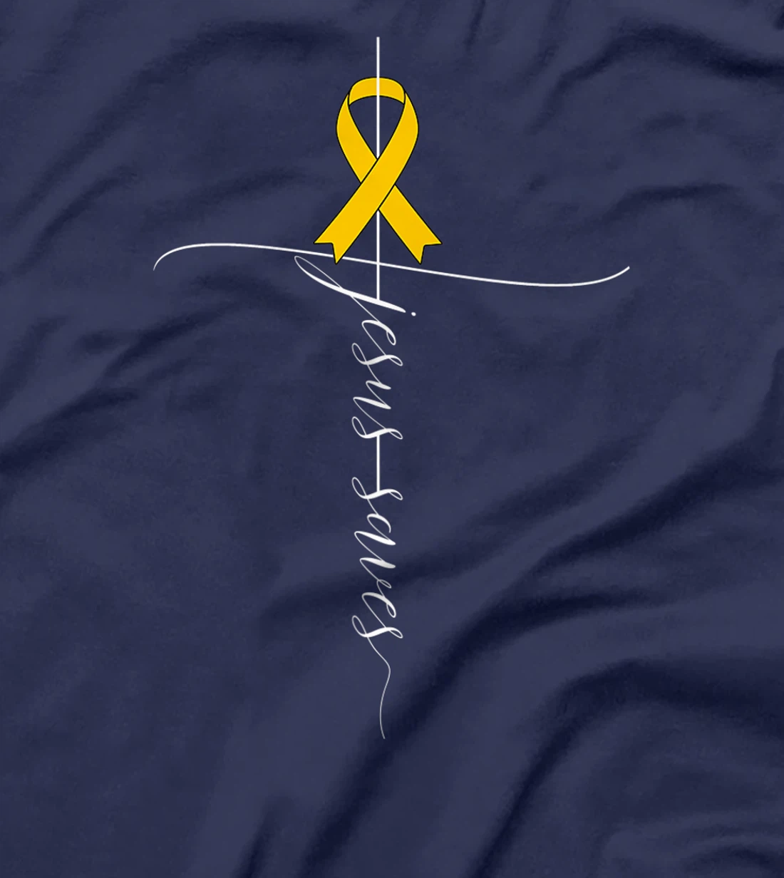 Appendix Cancer Awareness Jesus Saves Christian T-Shirt, Women T-Shirt