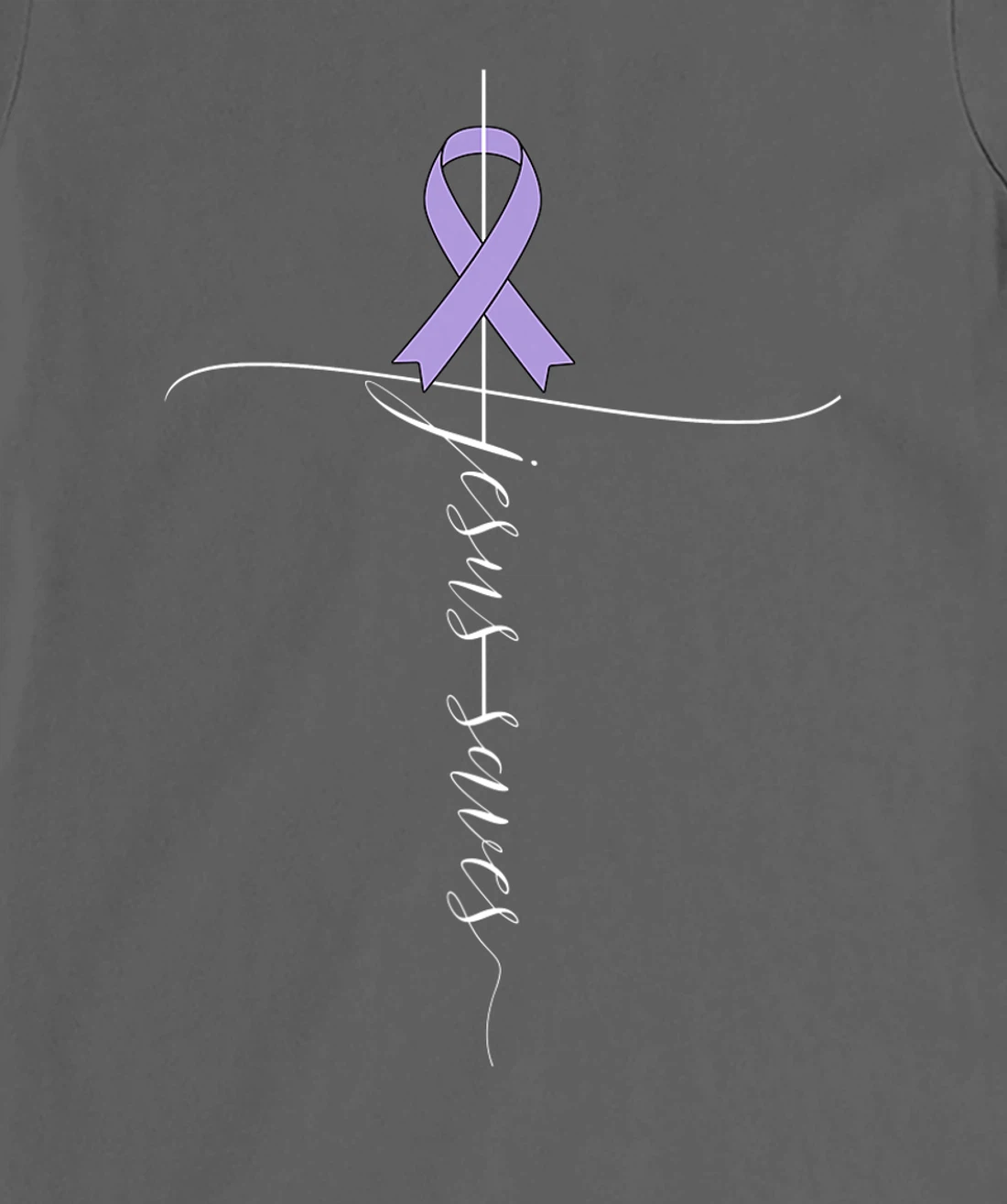 Testicular Cancer Awareness Jesus Saves Christian T-Shirt, Women T-Shirt