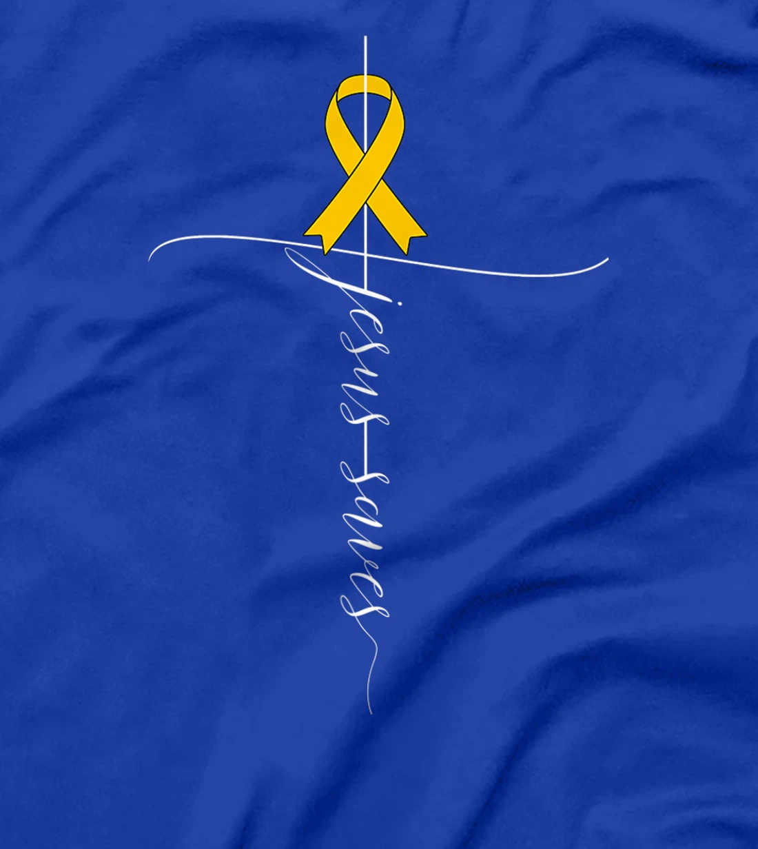 Appendix Cancer Awareness Jesus Saves Christian T-Shirt, Women T-Shirt