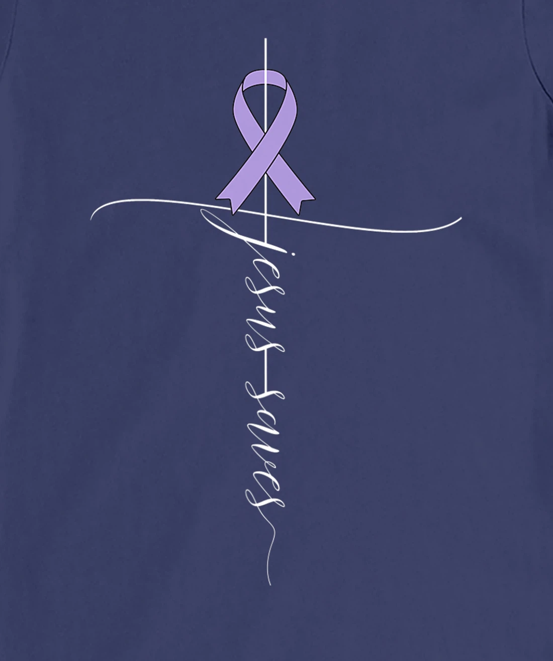 Testicular Cancer Awareness Jesus Saves Christian T-Shirt, Women T-Shirt