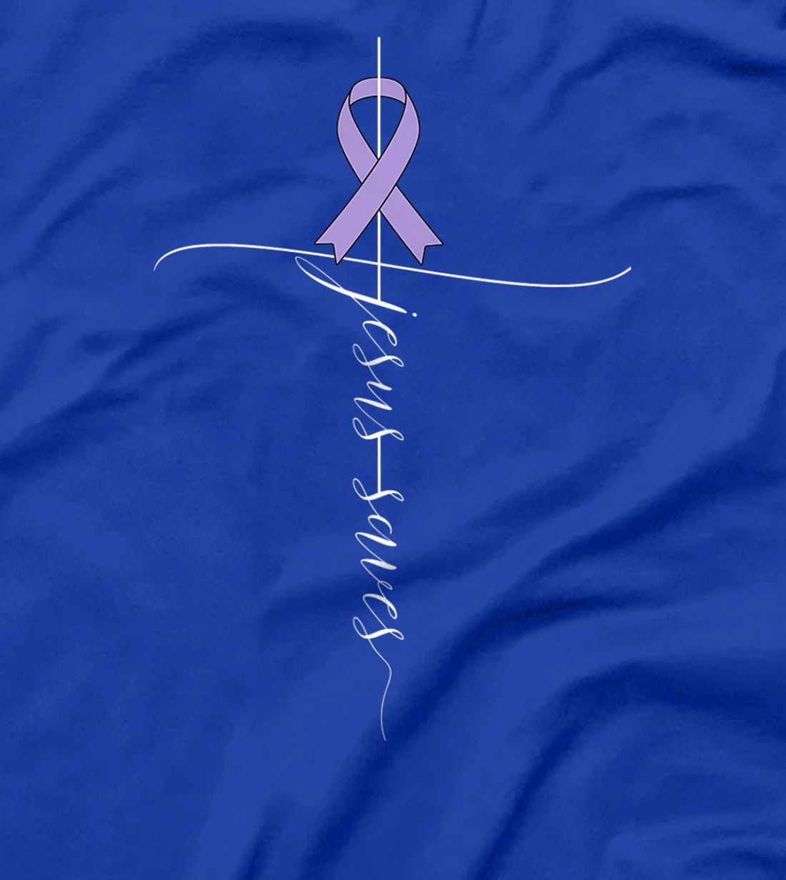 Testicular Cancer Awareness Jesus Saves Christian T-Shirt, Women T-Shirt