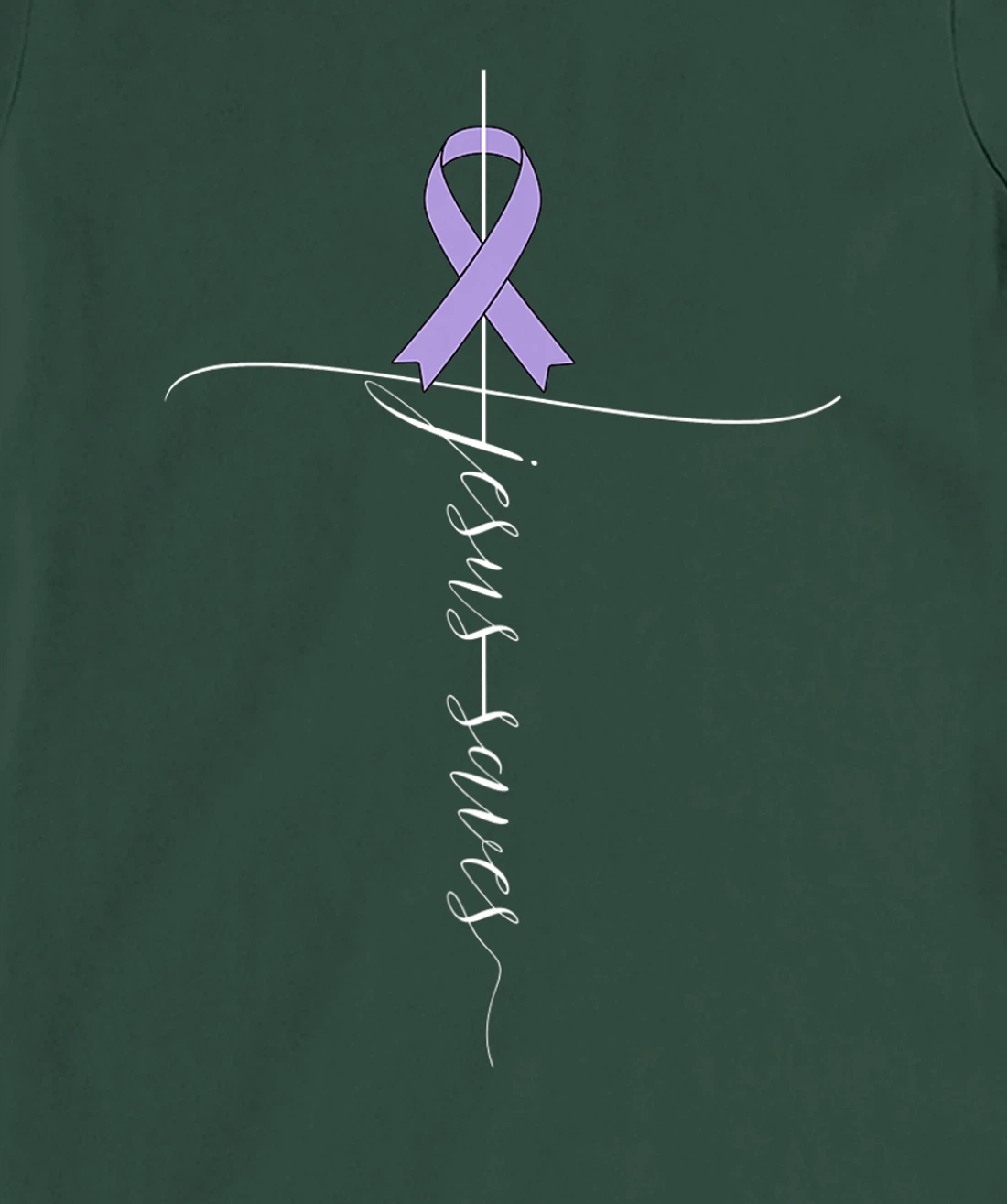 Testicular Cancer Awareness Jesus Saves Christian T-Shirt, Women T-Shirt