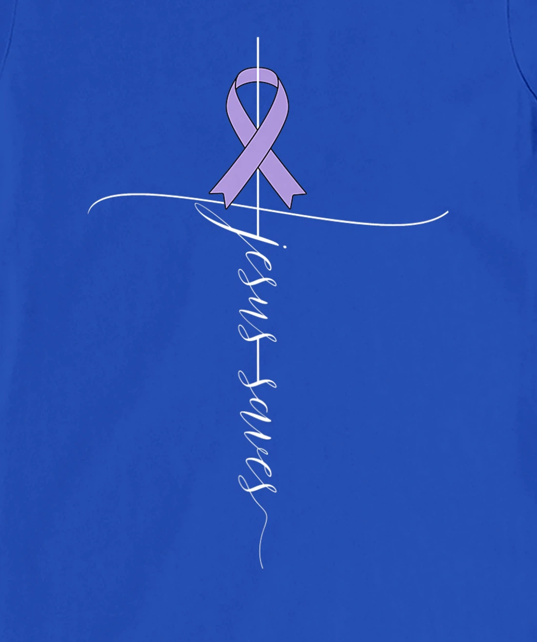 Testicular Cancer Awareness Jesus Saves Christian T-Shirt, Women T-Shirt