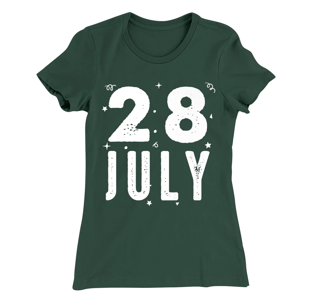 28 July Anniversary Party Special Occasions for Today T-Shirt, Kid T-Shirt and Women T-Shirt
