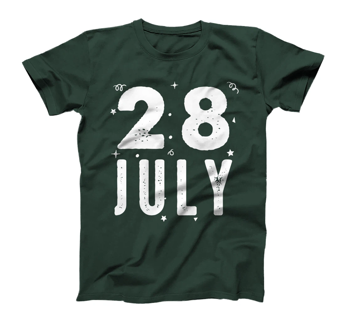 28 July Anniversary Party Special Occasions for Today T-Shirt, Kid T-Shirt and Women T-Shirt
