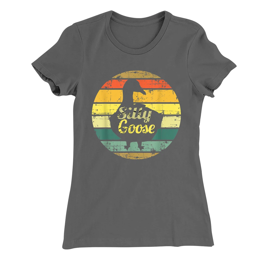 Silly Goose Funny Silly Goose T-Shirt, Women T-Shirt