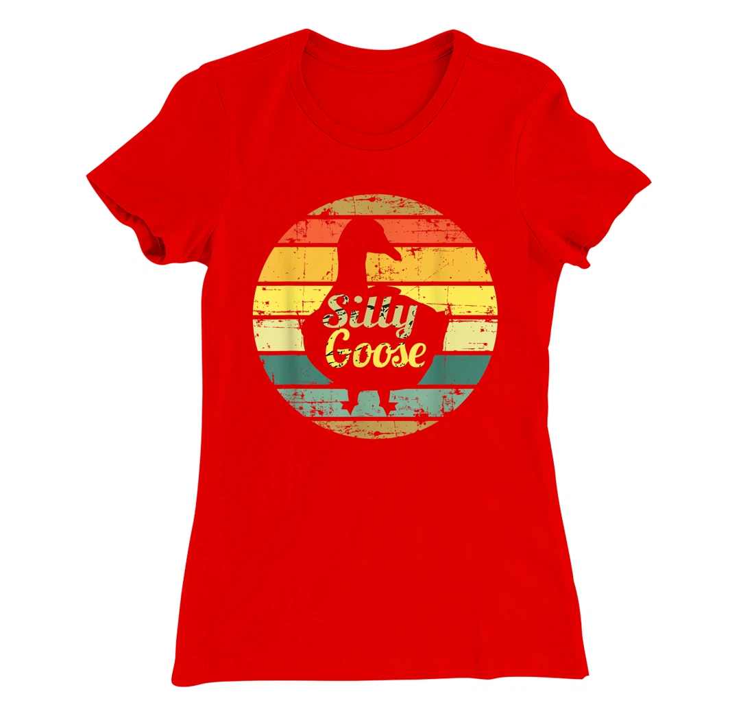 Silly Goose Funny Silly Goose T-Shirt, Women T-Shirt