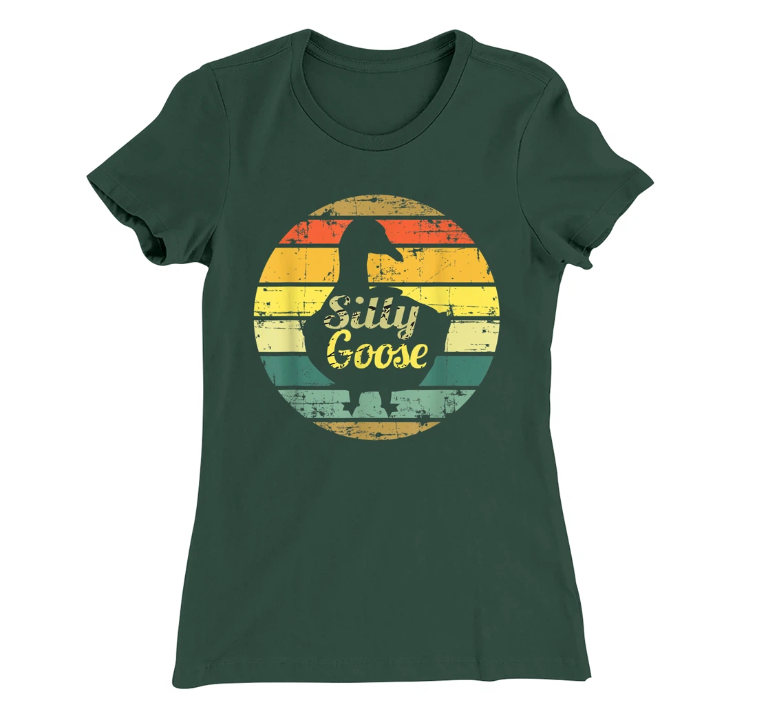 Silly Goose Funny Silly Goose T-Shirt, Women T-Shirt