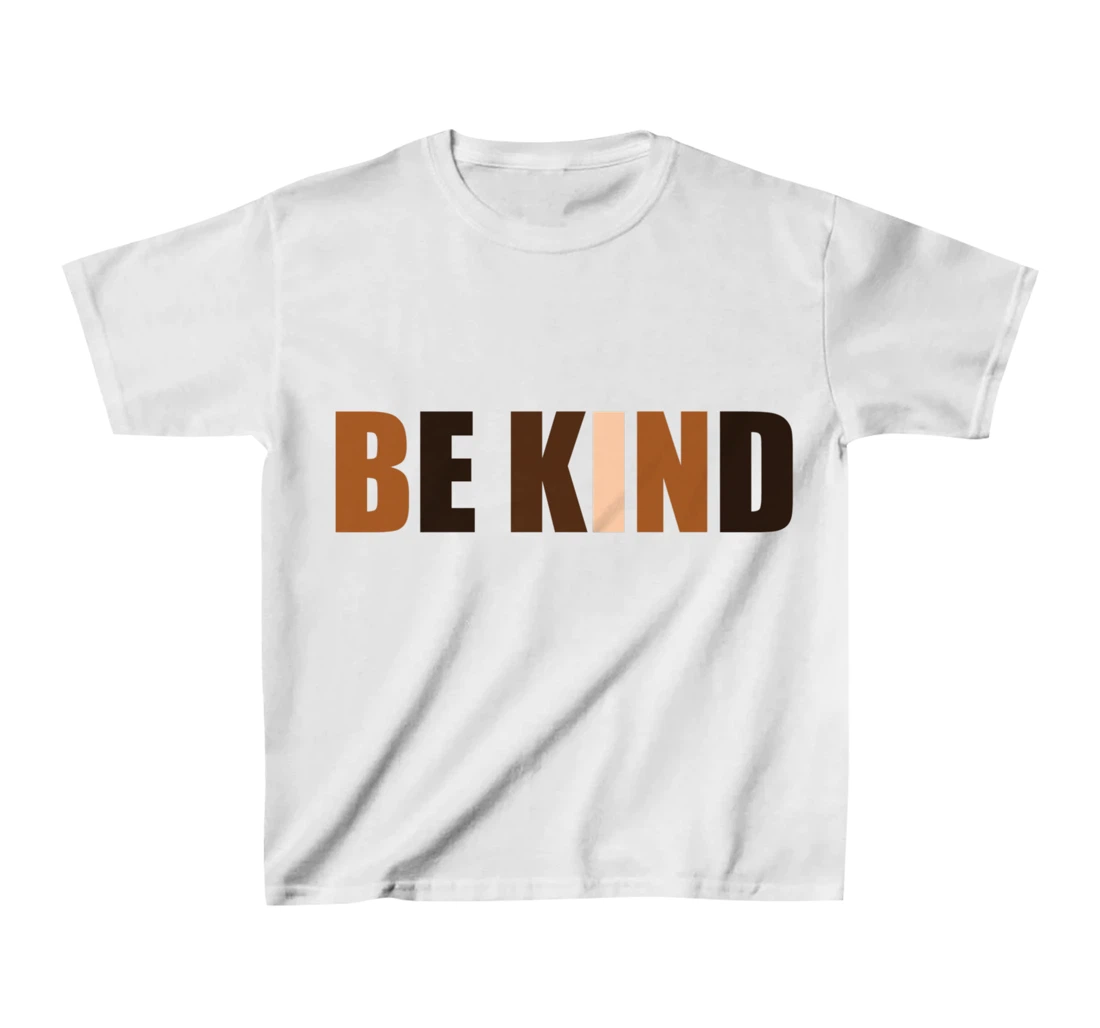 Be Kind Human Colors Races Anti-bullying Awareness Kindness T-Shirt, Kid T-Shirt and Women T-Shirt