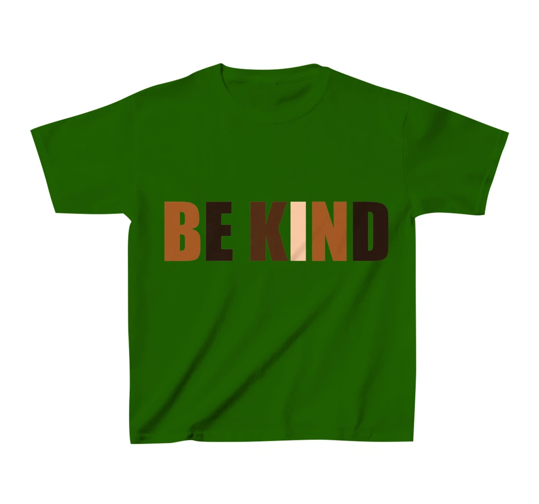 Be Kind Human Colors Races Anti-bullying Awareness Kindness T-Shirt, Kid T-Shirt and Women T-Shirt