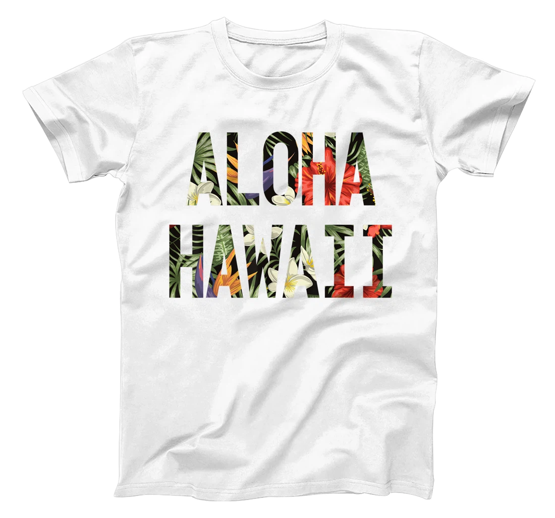Floral Tropical Summer Aloha Hawaii T-Shirt, Kid T-Shirt and Women T-Shirt