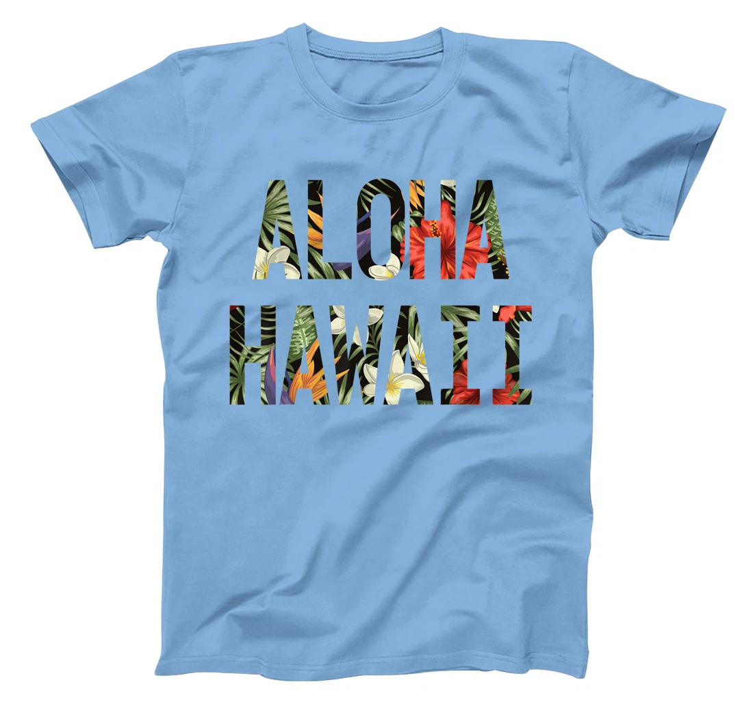 Floral Tropical Summer Aloha Hawaii T-Shirt, Kid T-Shirt and Women T-Shirt