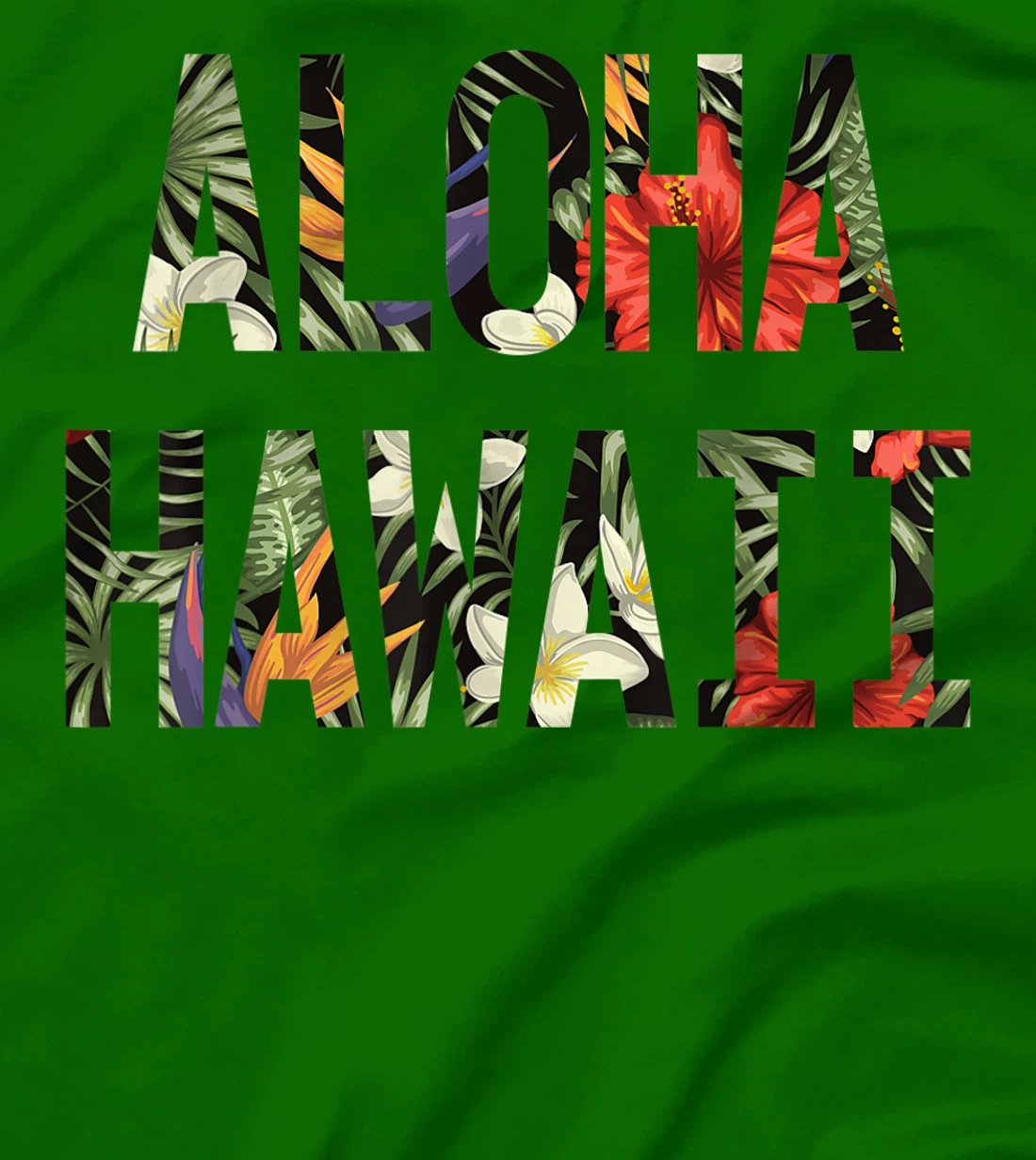 Floral Tropical Summer Aloha Hawaii T-Shirt, Kid T-Shirt and Women T-Shirt