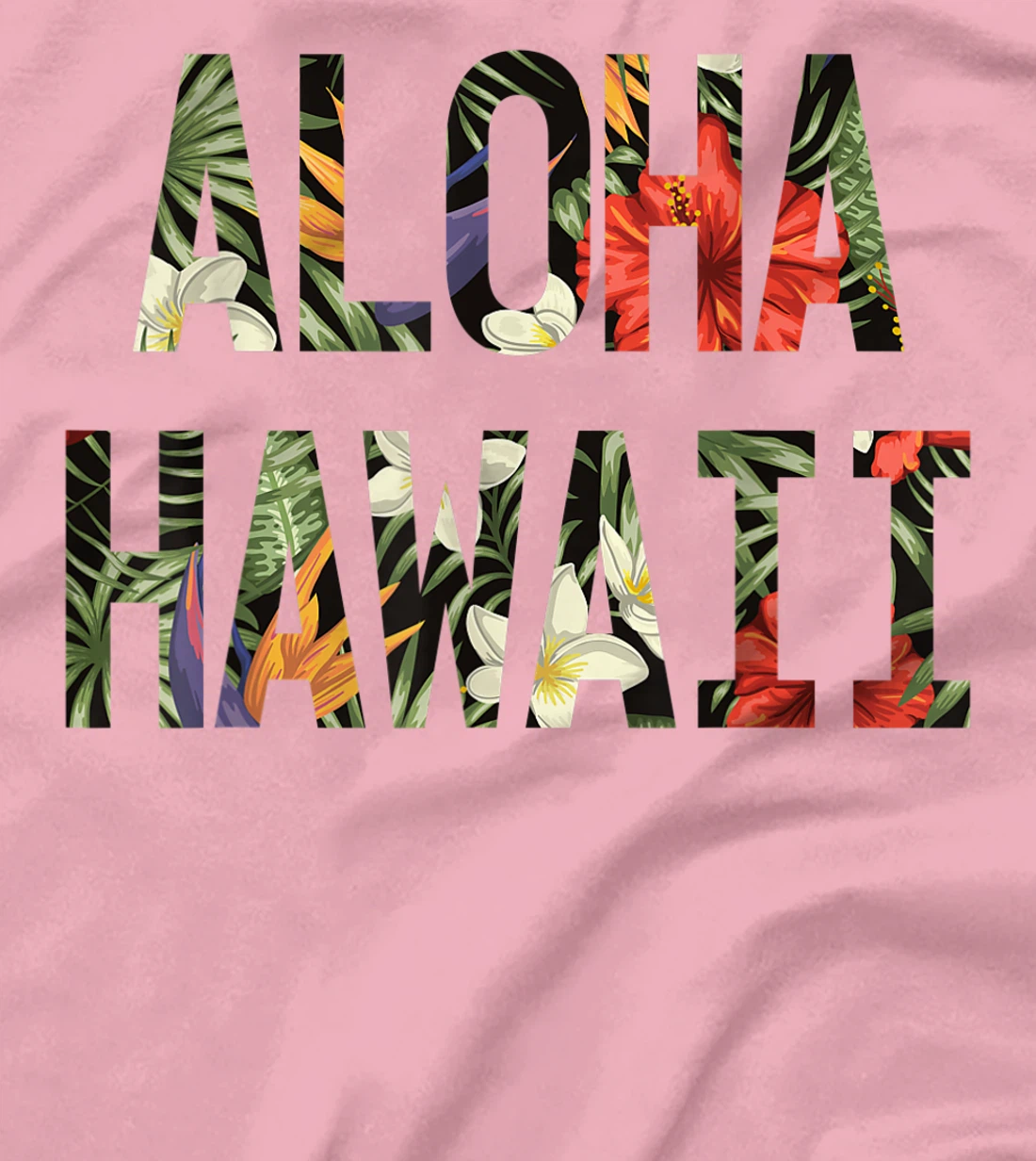 Floral Tropical Summer Aloha Hawaii T-Shirt, Kid T-Shirt and Women T-Shirt