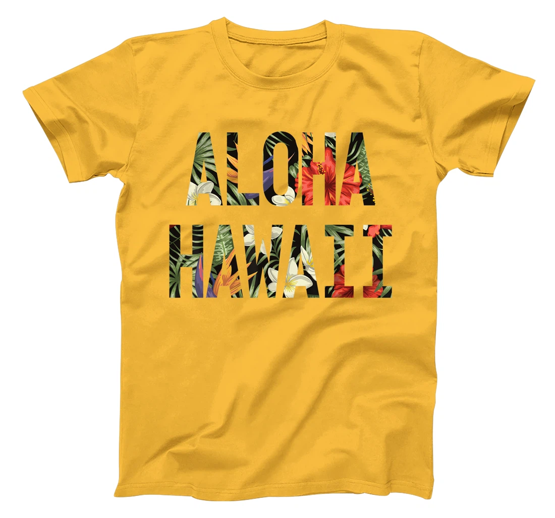 Floral Tropical Summer Aloha Hawaii T-Shirt, Kid T-Shirt and Women T-Shirt