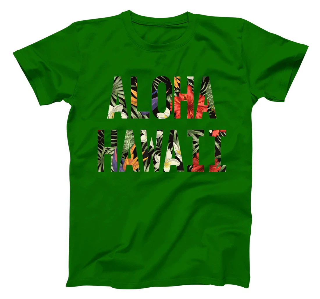 Floral Tropical Summer Aloha Hawaii T-Shirt, Kid T-Shirt and Women T-Shirt