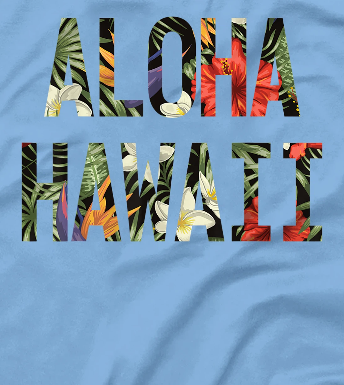 Floral Tropical Summer Aloha Hawaii T-Shirt, Kid T-Shirt and Women T-Shirt