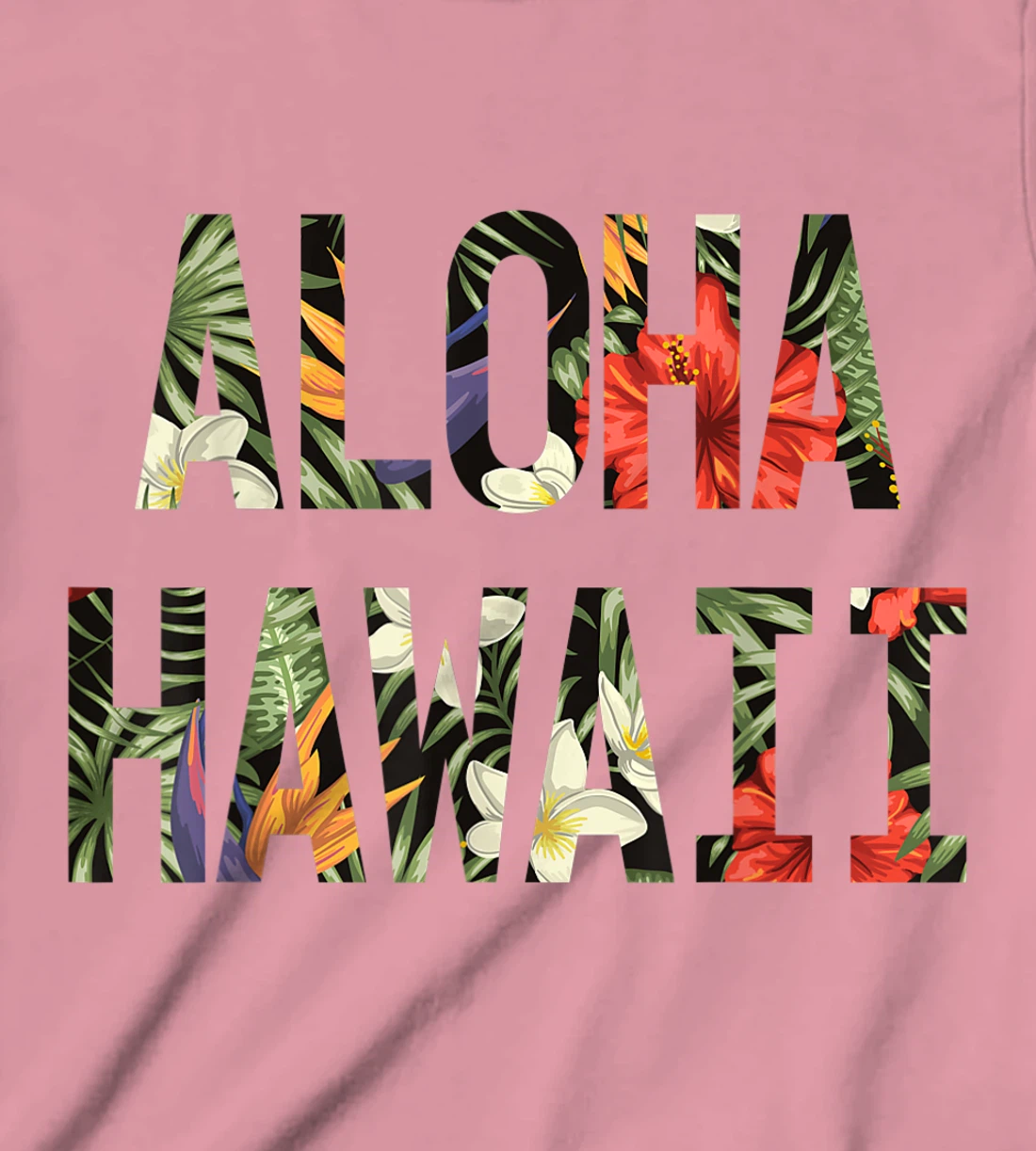 Floral Tropical Summer Aloha Hawaii T-Shirt, Kid T-Shirt and Women T-Shirt