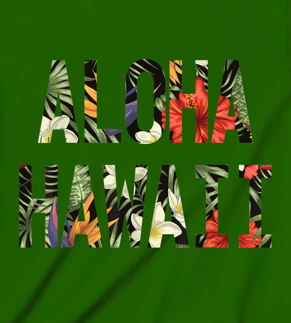 Floral Tropical Summer Aloha Hawaii T-Shirt, Kid T-Shirt and Women T-Shirt