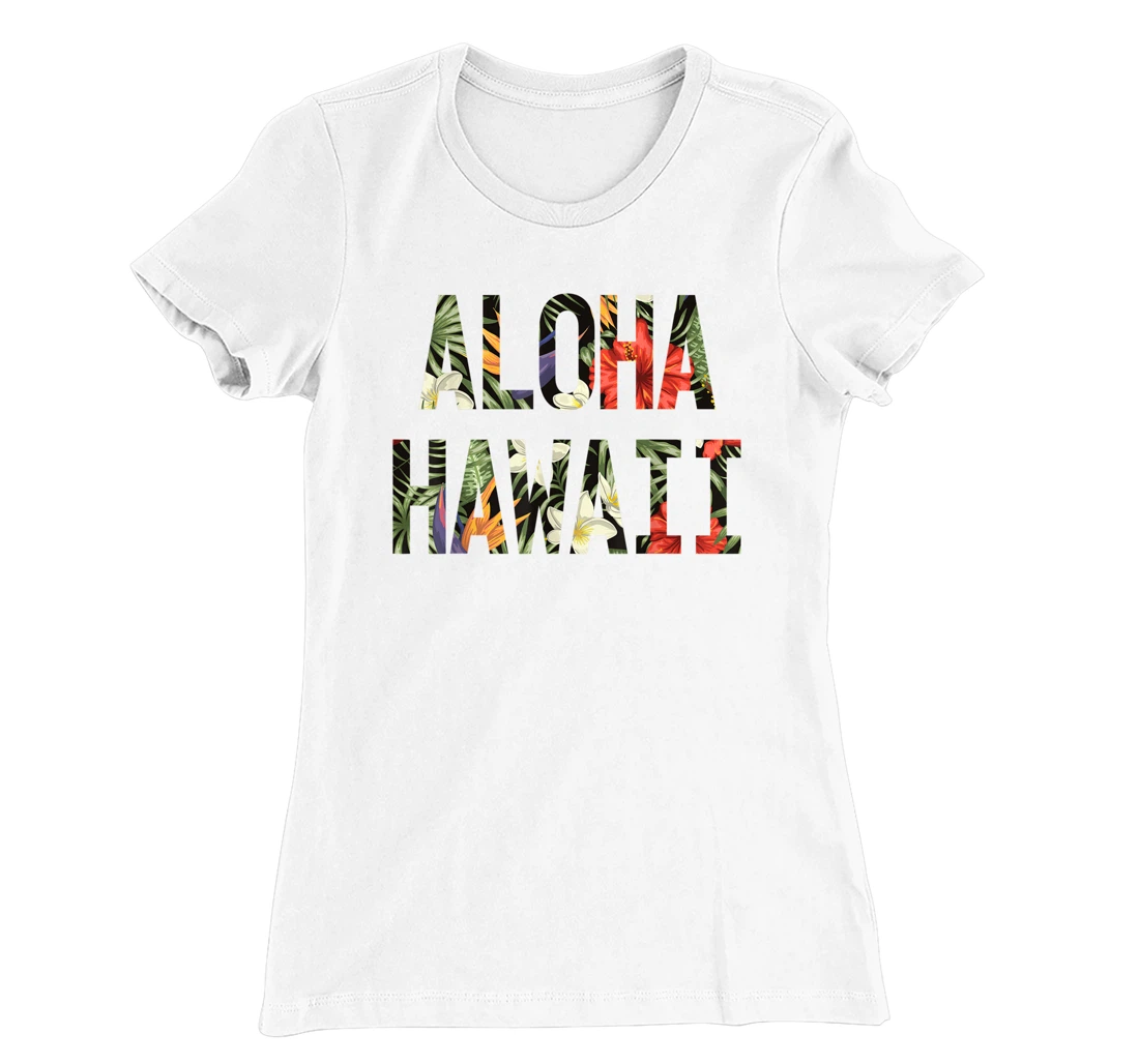 Floral Tropical Summer Aloha Hawaii T-Shirt, Kid T-Shirt and Women T-Shirt