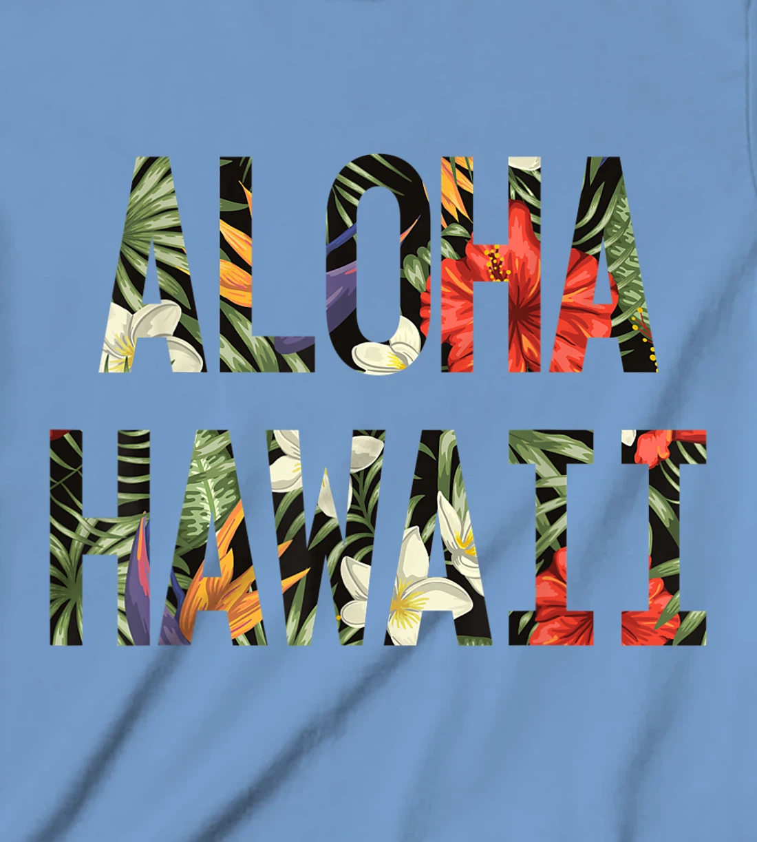 Floral Tropical Summer Aloha Hawaii T-Shirt, Kid T-Shirt and Women T-Shirt
