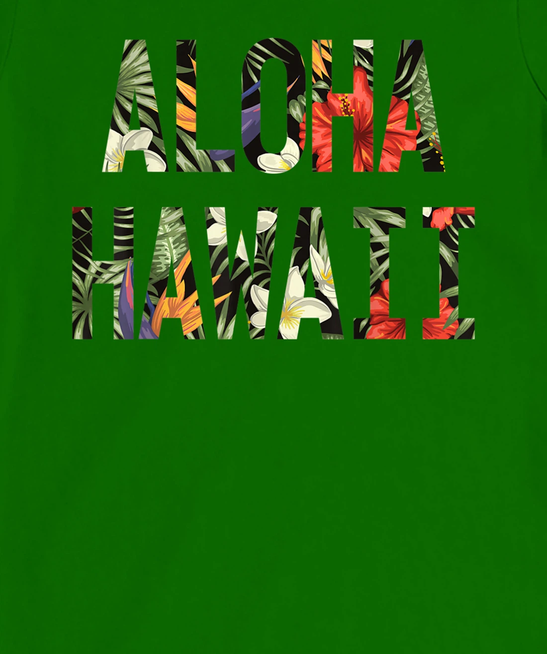 Floral Tropical Summer Aloha Hawaii T-Shirt, Kid T-Shirt and Women T-Shirt