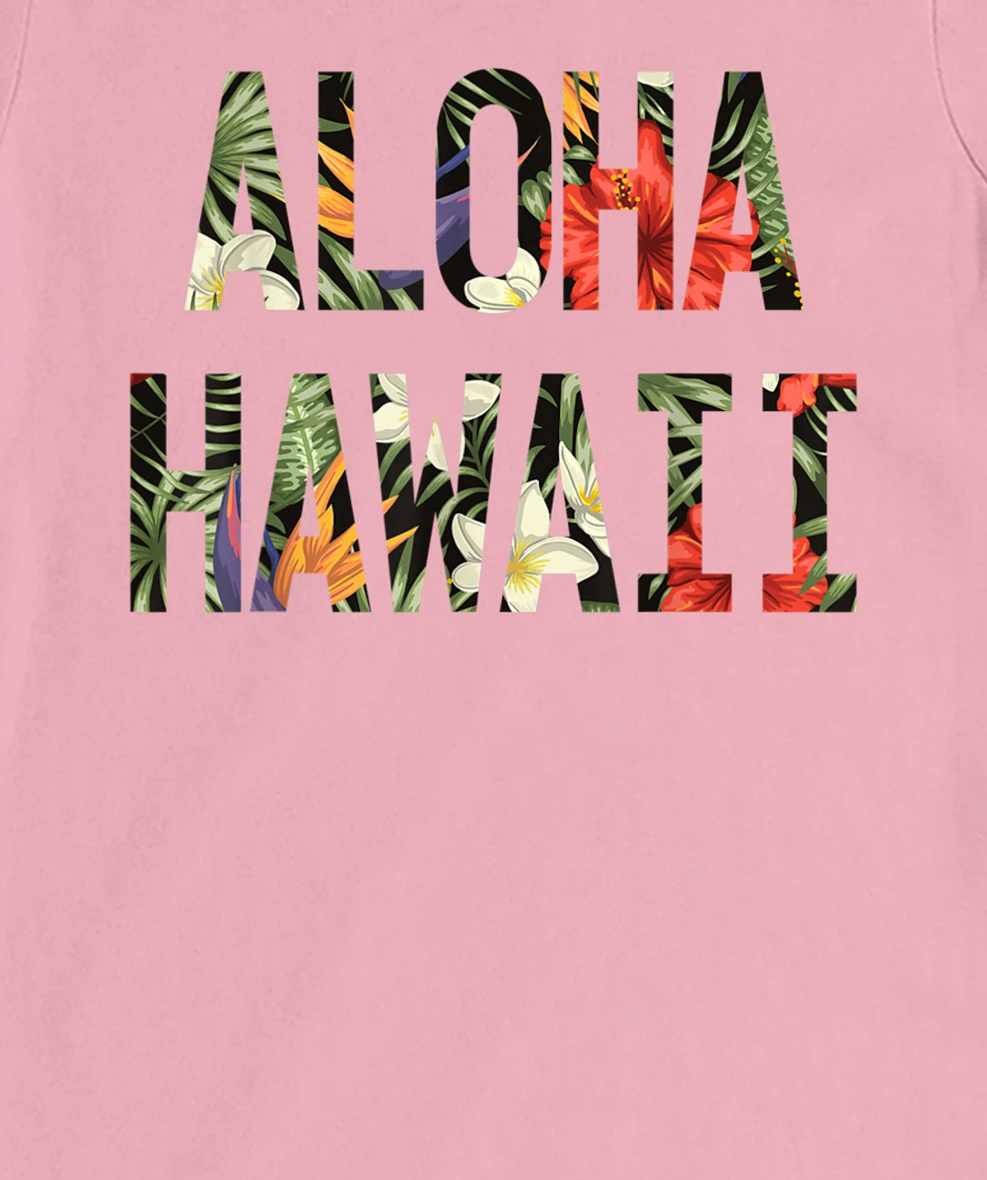 Floral Tropical Summer Aloha Hawaii T-Shirt, Kid T-Shirt and Women T-Shirt