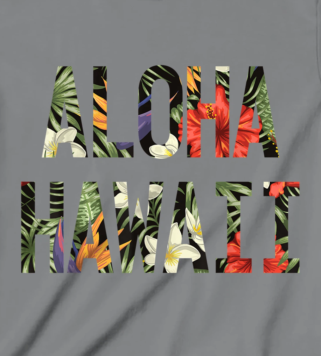 Floral Tropical Summer Aloha Hawaii T-Shirt, Kid T-Shirt and Women T-Shirt