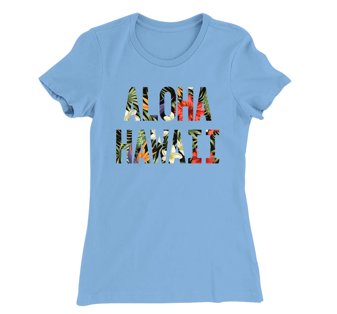 Floral Tropical Summer Aloha Hawaii T-Shirt, Kid T-Shirt and Women T-Shirt