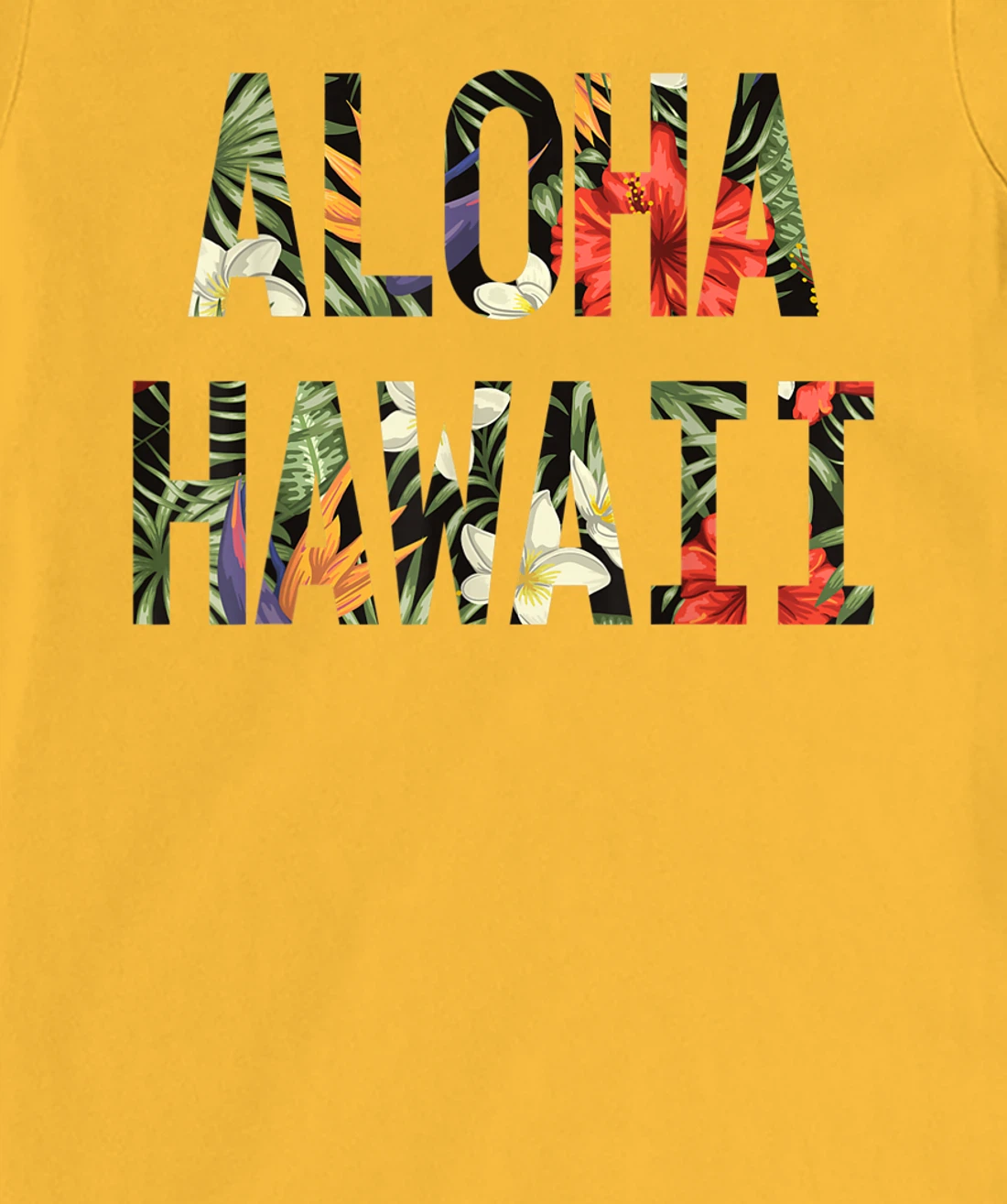 Floral Tropical Summer Aloha Hawaii T-Shirt, Kid T-Shirt and Women T-Shirt