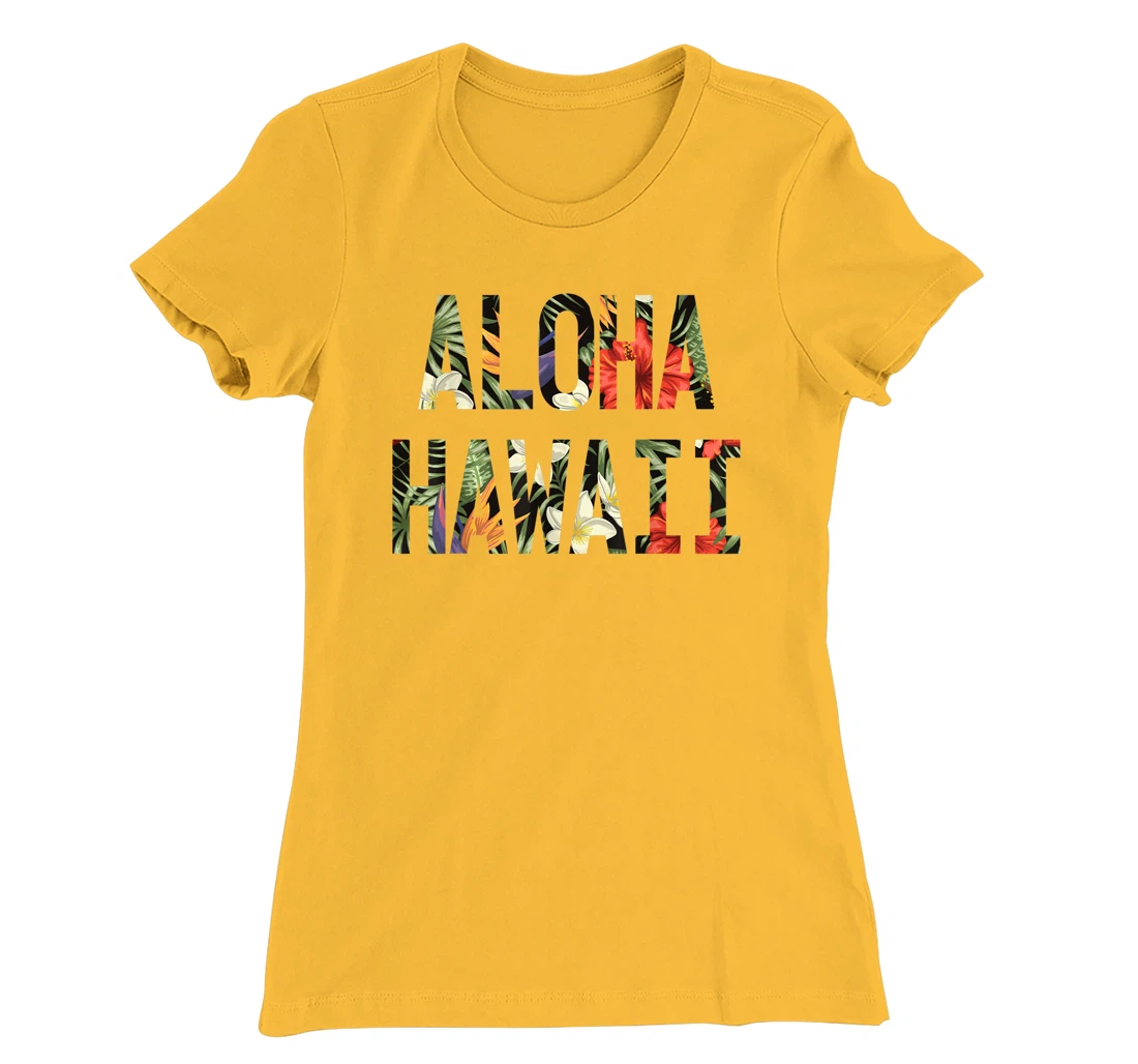 Floral Tropical Summer Aloha Hawaii T-Shirt, Kid T-Shirt and Women T-Shirt