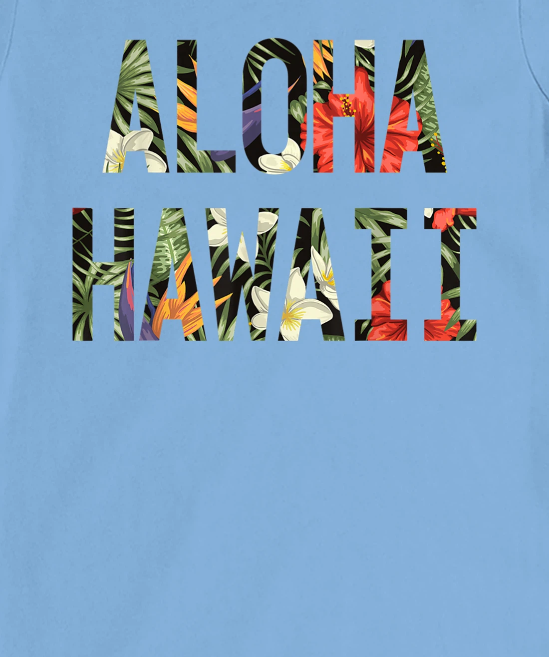 Floral Tropical Summer Aloha Hawaii T-Shirt, Kid T-Shirt and Women T-Shirt