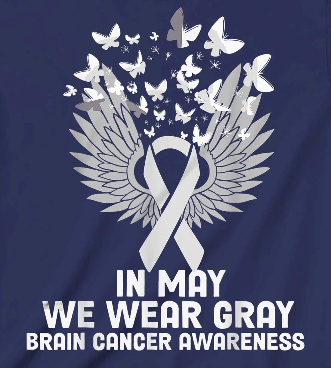 In May We Wear Gray T-Shirt, Kid T-Shirt and Women T-Shirt