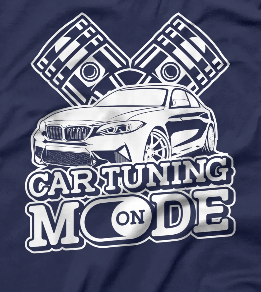 Car Tuning Mode On - Automobile Mechanic Garage Car Tuner T-Shirt, Women T-Shirt