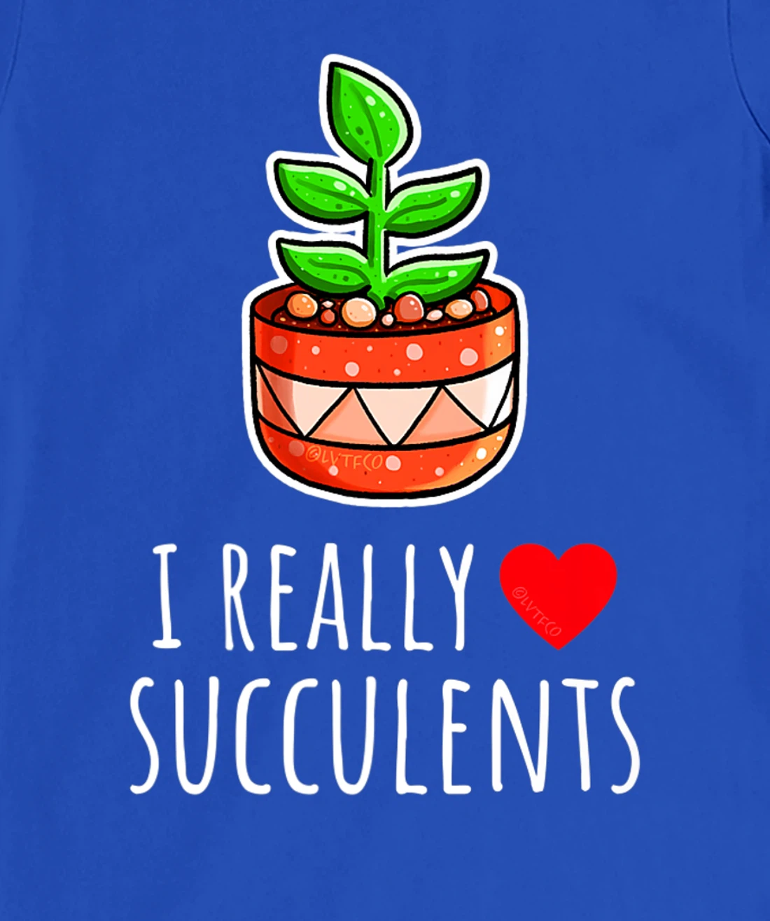 I Really Love Succulents Cute Minimalist Illustration T-Shirt, Kid T-Shirt and Women T-Shirt