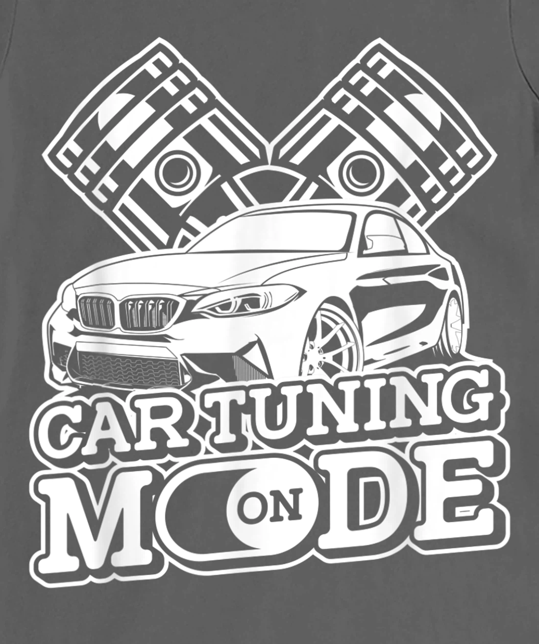 Car Tuning Mode On - Automobile Mechanic Garage Car Tuner T-Shirt, Women T-Shirt