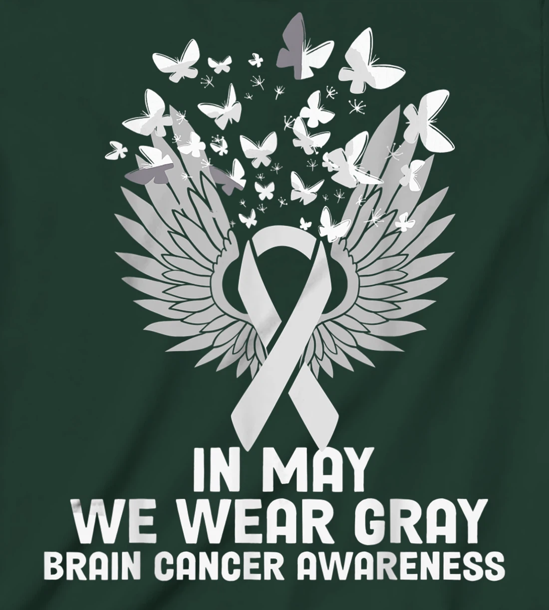 In May We Wear Gray T-Shirt, Kid T-Shirt and Women T-Shirt