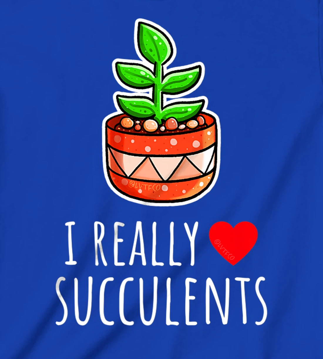 I Really Love Succulents Cute Minimalist Illustration T-Shirt, Kid T-Shirt and Women T-Shirt