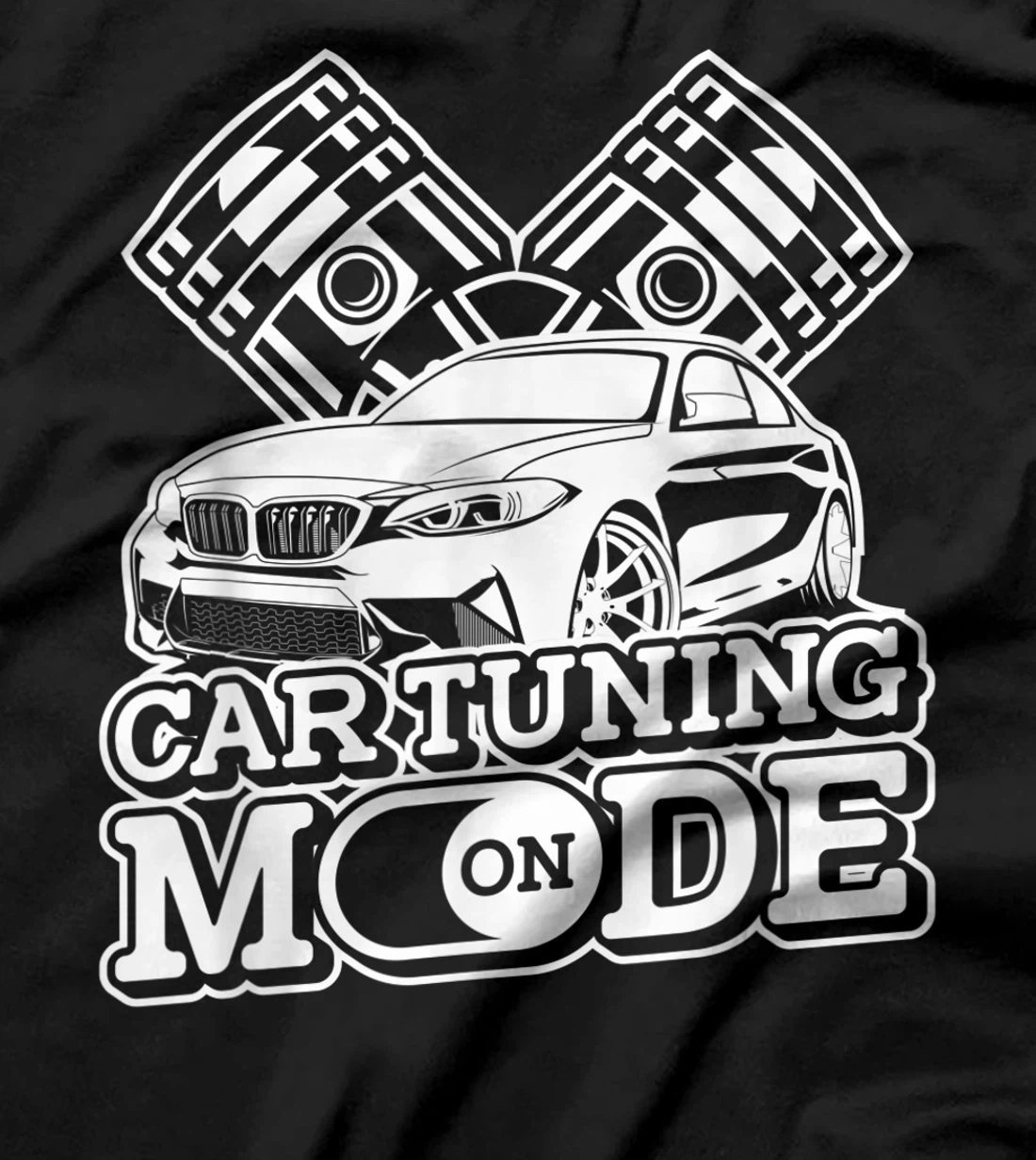 Car Tuning Mode On - Automobile Mechanic Garage Car Tuner T-Shirt, Women T-Shirt