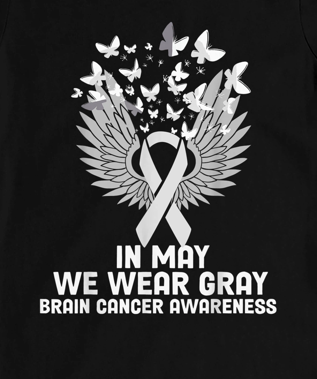 In May We Wear Gray T-Shirt, Kid T-Shirt and Women T-Shirt