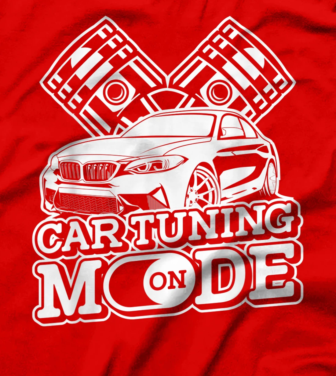 Car Tuning Mode On - Automobile Mechanic Garage Car Tuner T-Shirt, Women T-Shirt