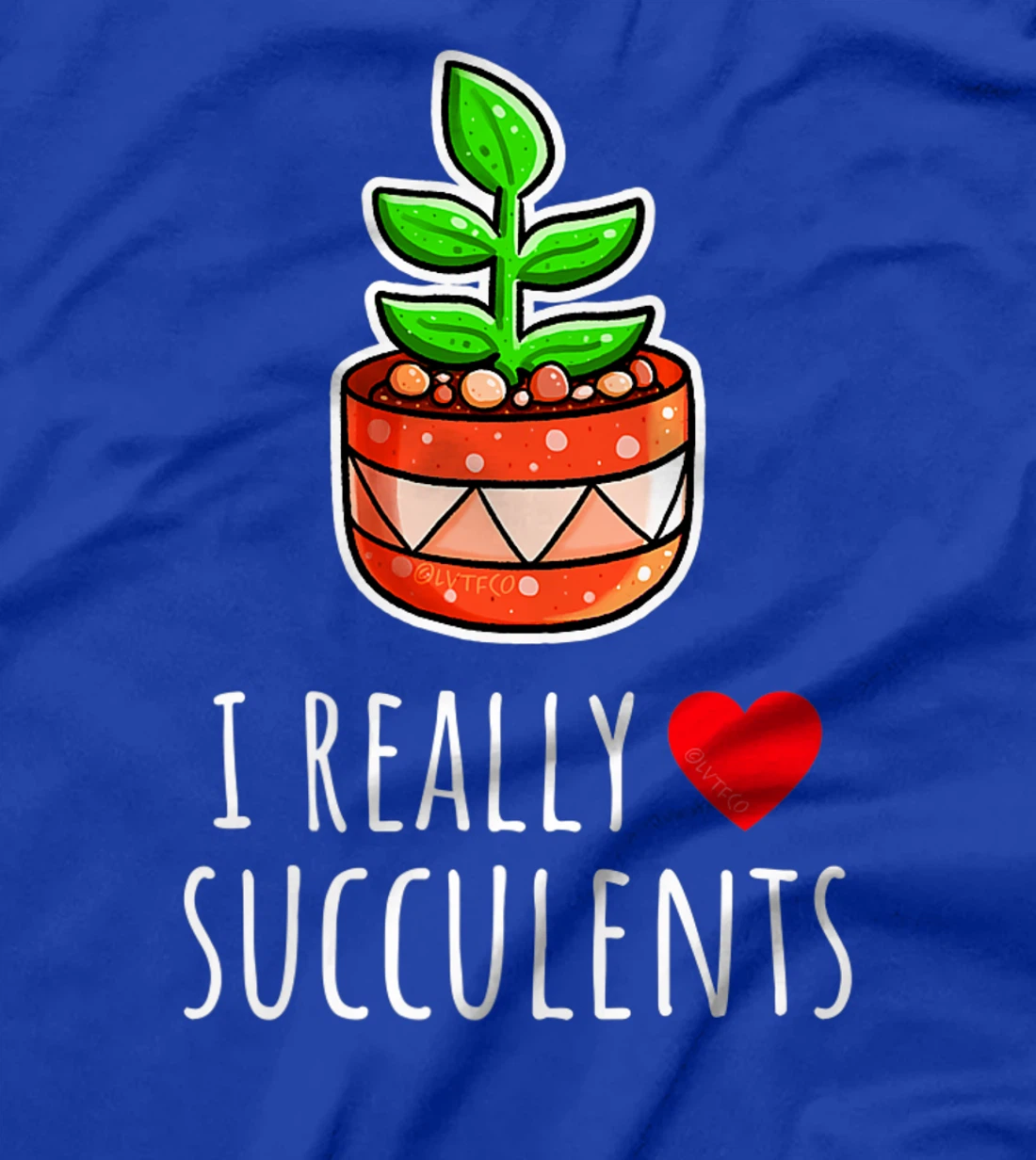 I Really Love Succulents Cute Minimalist Illustration T-Shirt, Kid T-Shirt and Women T-Shirt
