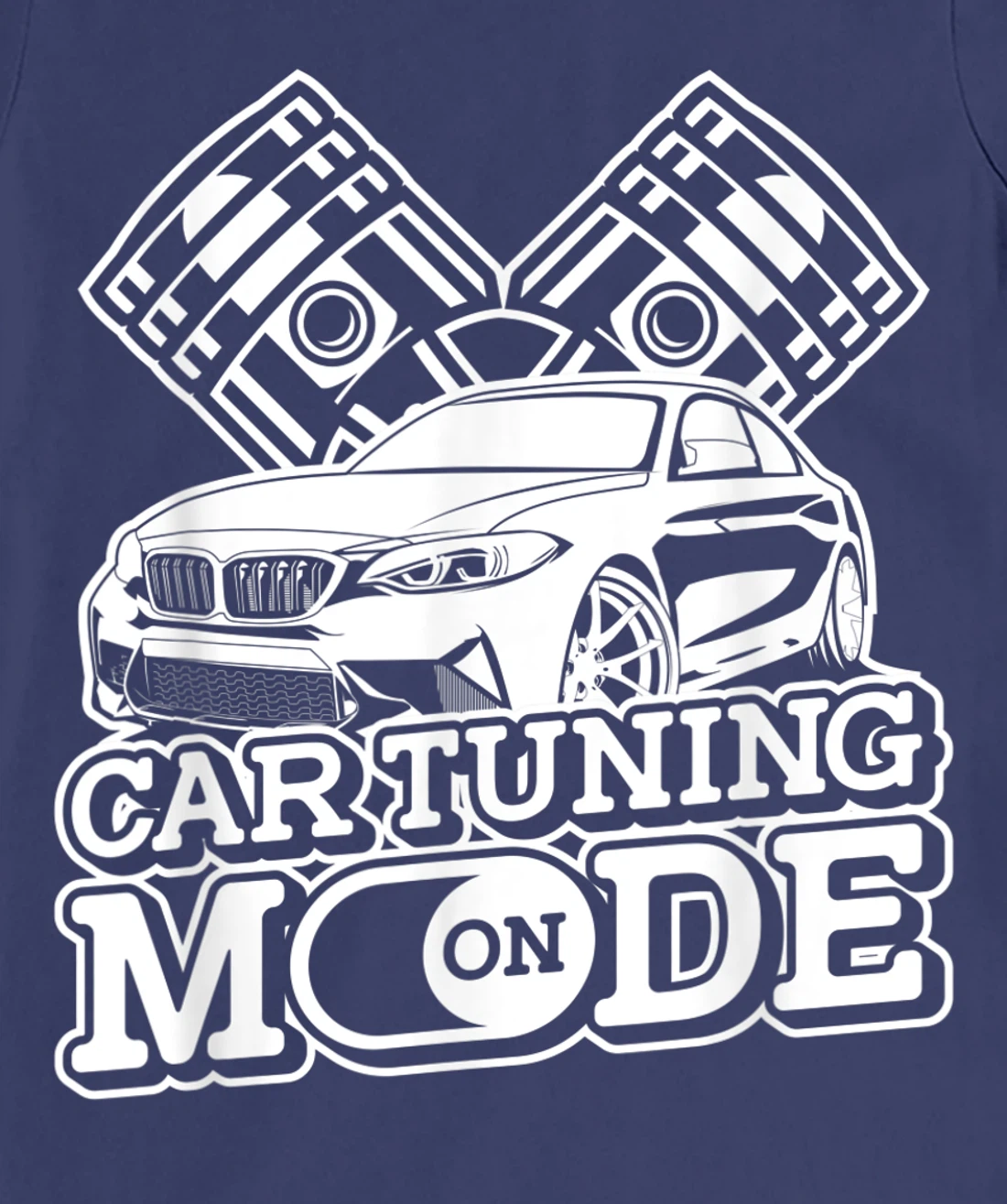 Car Tuning Mode On - Automobile Mechanic Garage Car Tuner T-Shirt, Women T-Shirt