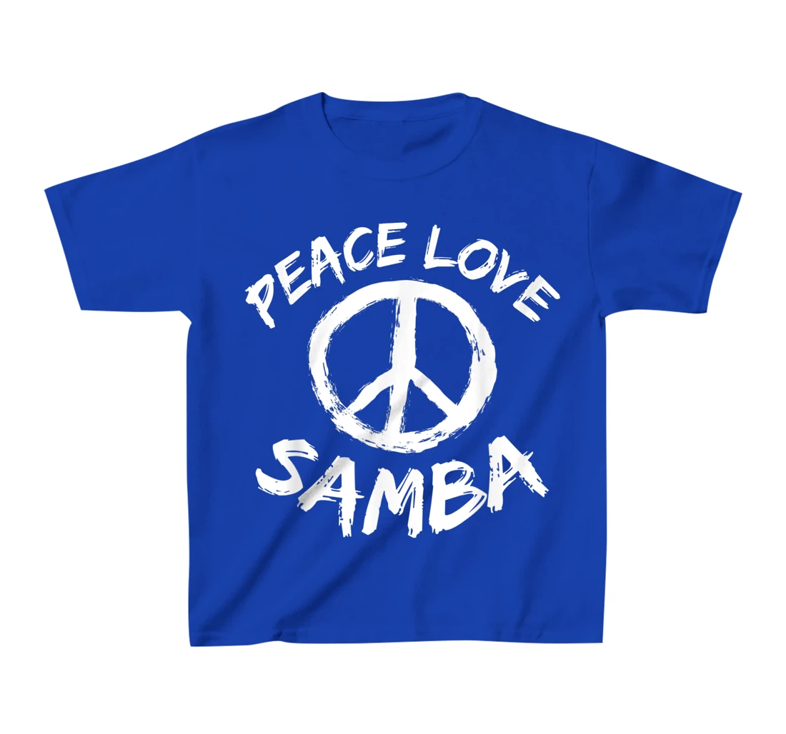 Samba Dancer Dance Partner Dance Teacher Outfit Peace Love T-Shirt, Kid T-Shirt and Women T-Shirt