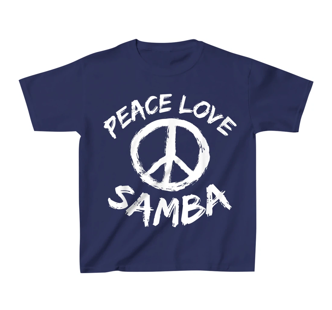 Samba Dancer Dance Partner Dance Teacher Outfit Peace Love T-Shirt, Kid T-Shirt and Women T-Shirt